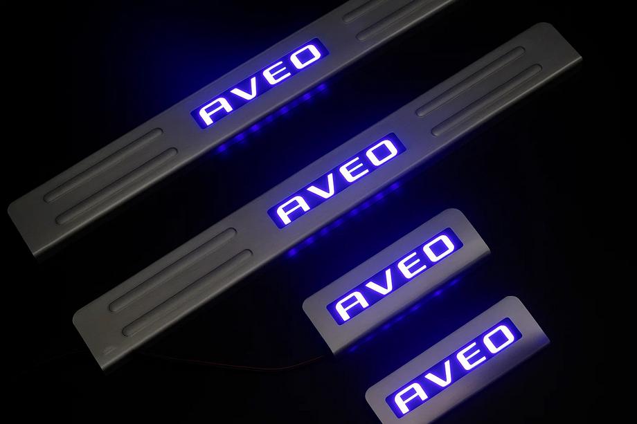 Chevrolet Aveo T300 2011–2020 Libao kynnyslistat (4 kpl, ruostumaton teräs) Image