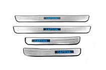 Chevrolet Captiva 2006–2019 Libao LED kynnyslistat (2006-2011, 4 kpl, ruostumaton teräs) kuva 2