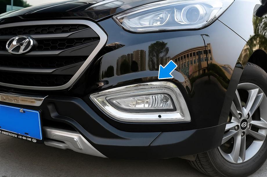 Hyundai IX-35 2010–2015 Kromikehykset sumuvaloihin, kiinalainen versio (2 kpl) Image