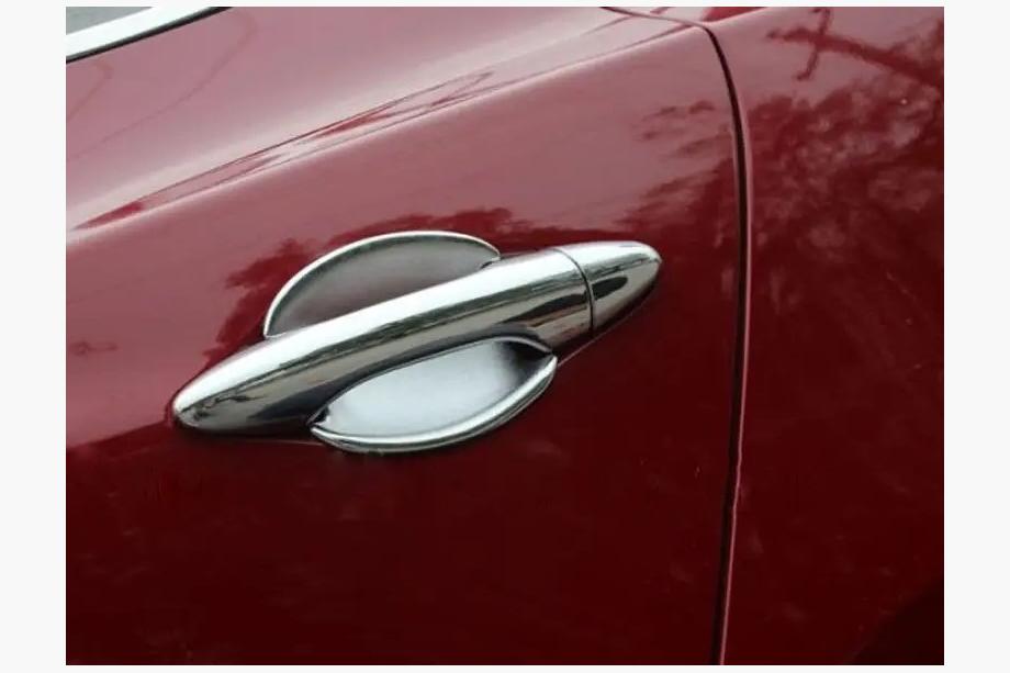 Hyundai IX-35 2010–2015 Kromatut ovenkahvan kuppisuojat (4 kpl, ABS) Image