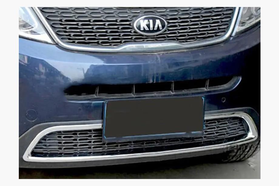Kia Sorento II XM 2009–2014 Kromisuoja etupuskuriin Libao (2013+) Image