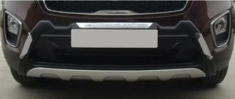 Kia Sorento III UM 2014–2020 Krominen suojalista etupuskuriin Libao V1 kuva 6