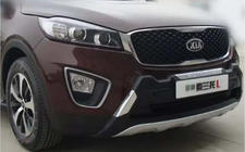 Kia Sorento III UM 2014–2020 Krominen suojalista etupuskuriin Libao V1 kuva 5