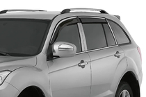 Lifan X60 2011– Sivulasien tuuliohjaimet (4 kpl, Libao) kuva 1