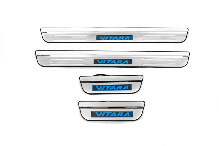Suzuki Vitara 2015– Libao LED kynnyslistat (4 kpl, ruostumaton teräs) Image