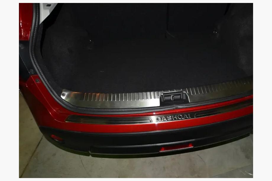 Nissan Qashqai 2010–2014 Tavaratilan kynnyssuoja Libao (ruostumaton teräs) Image