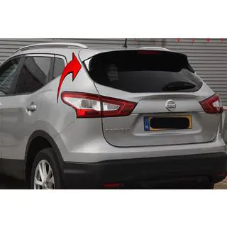 Spoilerin alle tulevat suojalistat Libao (2 kpl, muovi) Nissan Qashqai 2014–2021 kuva 1