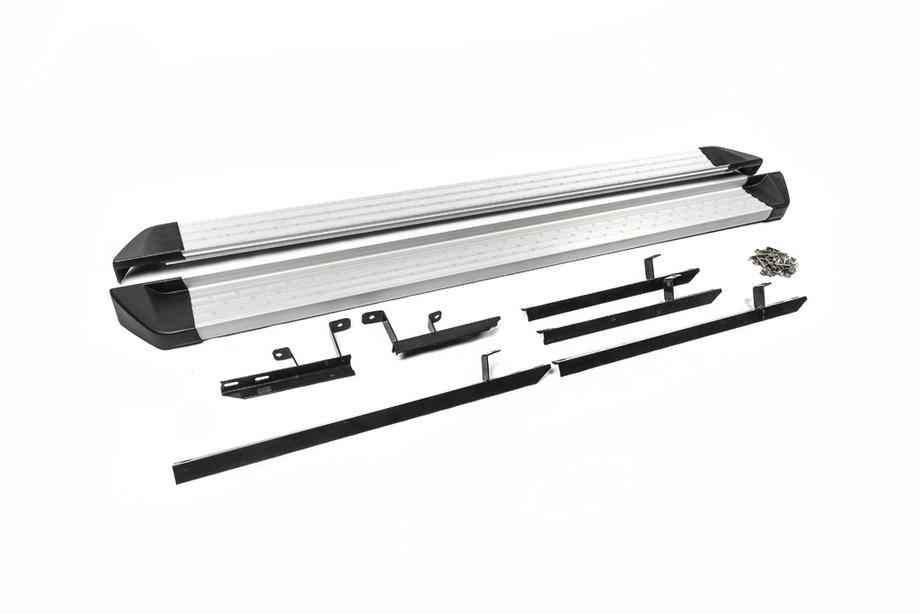 Nissan X-trail T31 2007–2014 OEM V2 sivuaskelmat (2 kpl, alumiini) Image