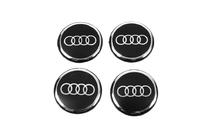 Audi Keskikupin tarrat 54 mm (4 kpl) kuva 1