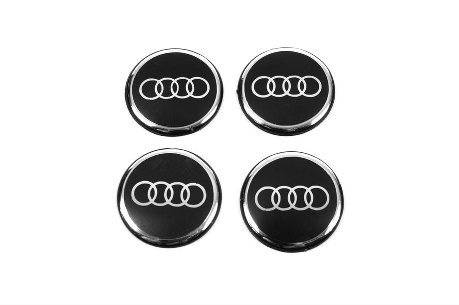 Audi Keskikupin tarrat 54 mm (4 kpl) Image