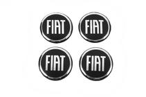 Fiat Keskikupin tarrat 54 mm (4 kpl) kuva 1