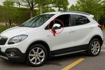 Opel Mokka 2012–2021 Libao kromatut peilinkuoret (2 kpl, muovi) kuva 3