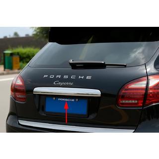 Libao rekisterikilven yläpuolinen lista (ruostumaton teräs) Porsche Cayenne 2010–2017 kuva 1
