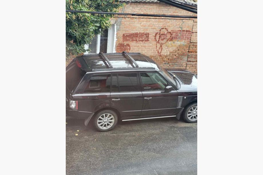 Range Rover III L322 2002–2012 OEM kattokaiteet poikkitangoilla 2006-2012 (musta) Image