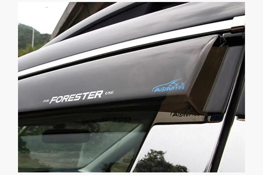 Subaru Forester 2013–2018 Ikkunatuuliohjaimet kromilla (4 kpl, Aomis) Image