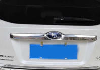 Subaru XV 2011–2017 Libao rekisterikilven yläpuolinen lista (ruostumaton teräs) kuva 1