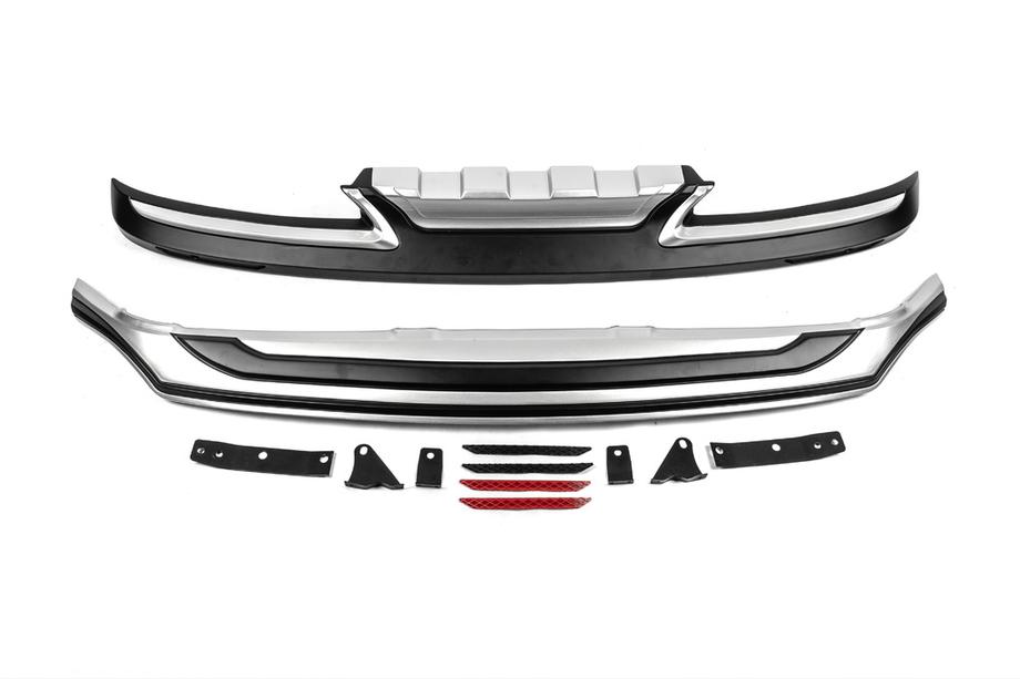 Lexus NX 2014–2021 Etu- ja takapuskurin lip splitters V3 (2 kpl) Image