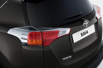 Toyota Rav 4 2013–2018 Takavalojen suojat Libao V1 2013-2016 (2 kpl, muovi) kuva 1