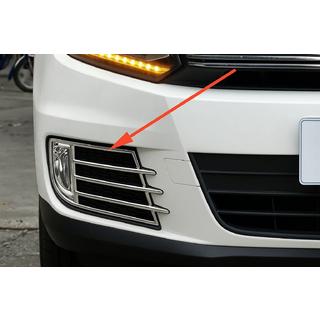 Kromatut sumuvalojen kehykset Libao 2011-2016 для Азіату (2 kpl, muovi) Volkswagen Tiguan 2007–2016 kuva 1