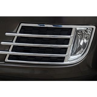 Kromatut sumuvalojen kehykset Libao 2011-2016 для Азіату (2 kpl, muovi) Volkswagen Tiguan 2007–2016 kuva 2