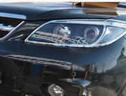 BYD S6 2010–2016 Libao kromiset ajovalojen peitelistat (2 kpl, muovi) kuva 2