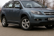 BYD S6 2010–2016 OEM V2 sivuaskelmat (2 kpl, alumiini) kuva 1