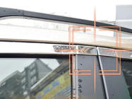 BYD S6 2010–2016 Täydellinen ikkunalistasarja Libao (ruostumaton teräs) kuva 3