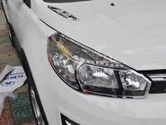 GreatWall Haval M4 2012–2021 Libao kromiset ajovalojen peitelistat (2 kpl, muovi) kuva 1
