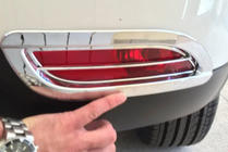 GreatWall Haval M4 2012–2021 Takavalojen kromikoristeet Libao 2012+ (2 kpl, muovi) kuva 1
