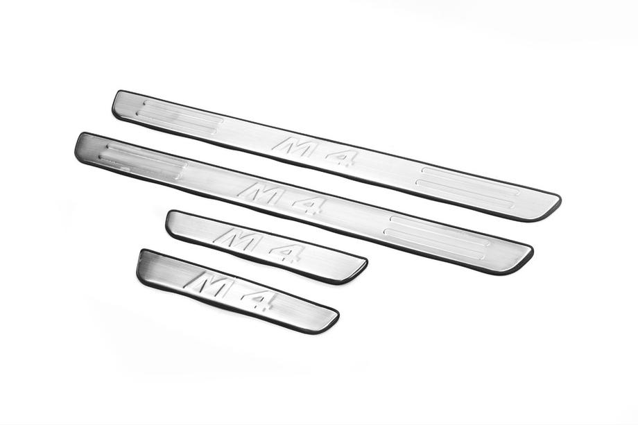 GreatWall Haval M4 2012–2021 Kynnyslistat Libao 2012+ (4 kpl, ruostumaton teräs) Kuva 1