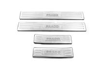 Toyota Land Cruiser Prado 150 2009–2023 Sisäpuolen kynnyslistat, ruostumaton teräs V1 (4 kpl) kuva 1