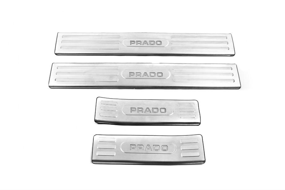 Toyota Land Cruiser Prado 150 2009–2023 Sisäpuolen kynnyslistat, ruostumaton teräs V1 (4 kpl) Image