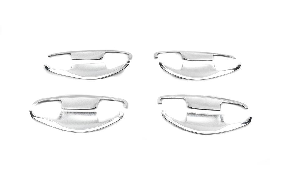 Hyundai Santa Fe 3 2012–2018 Kromatut ovenkahvan kuppisuojat (4 kpl, ABS) Image