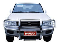 Toyota Land Cruiser 100 1998–2007 WINBO bullbar suojauksella (ruostumaton teräs) kuva 4