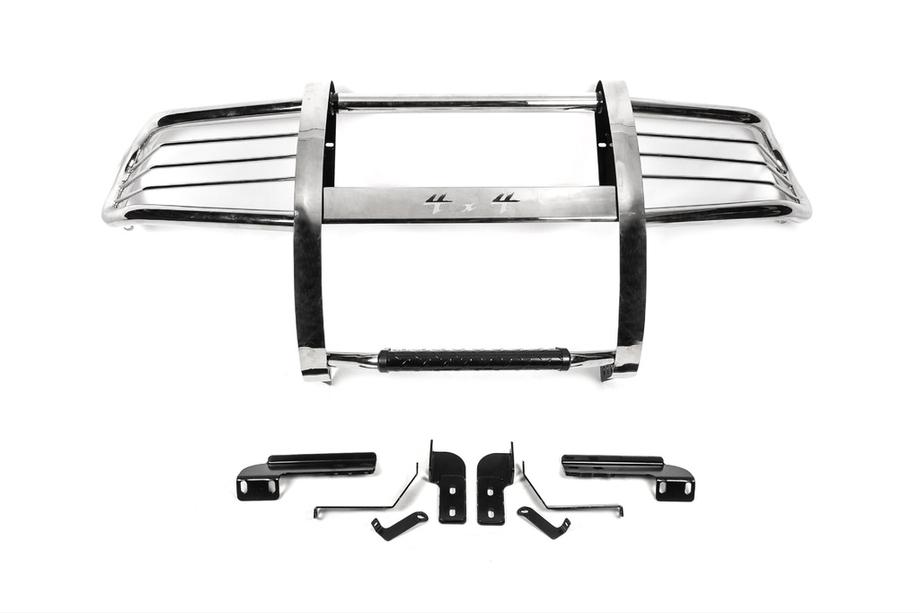 Toyota Land Cruiser 100 1998–2007 WINBO bullbar suojauksella (ruostumaton teräs) Image