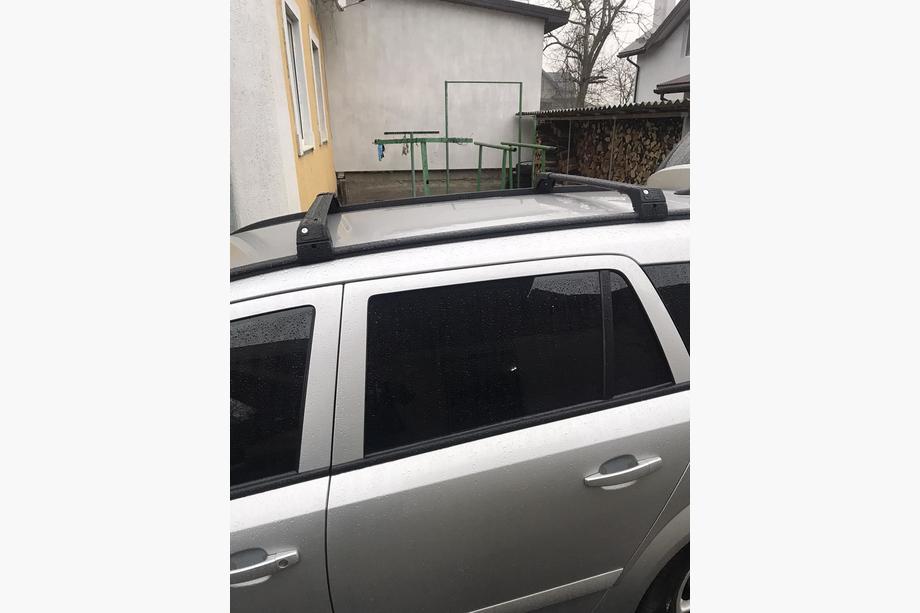 Opel Astra H 2004–2013 Lukittavat poikkitangot integroiduille kattokaiteille Skybar V2 (2 kpl) Harmaa Kuva 9