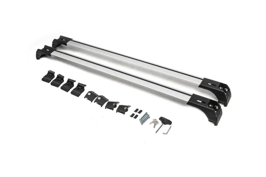 Opel Astra H 2004–2013 Lukittavat poikkitangot integroiduille kattokaiteille Skybar V2 (2 kpl) Harmaa Kuva 14