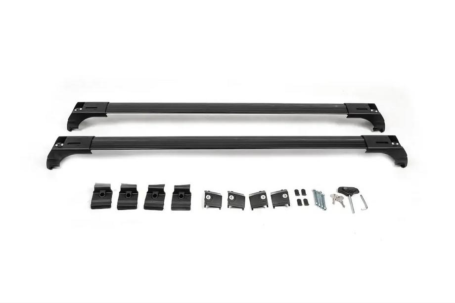 Opel Astra H 2004–2013 Lukittavat poikkitangot integroiduille kattokaiteille Skybar V2 (2 kpl) Harmaa Kuva 6