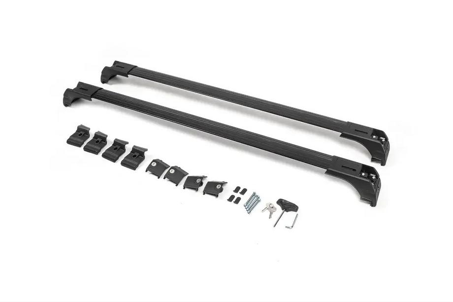 Opel Astra H 2004–2013 Lukittavat poikkitangot integroiduille kattokaiteille Skybar V2 (2 kpl) Harmaa Kuva 7