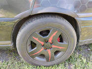 Opel Omega B 1994–2003 Pyöränkaarilistat (4 kpl, musta, ABS-muovi) kuva 1