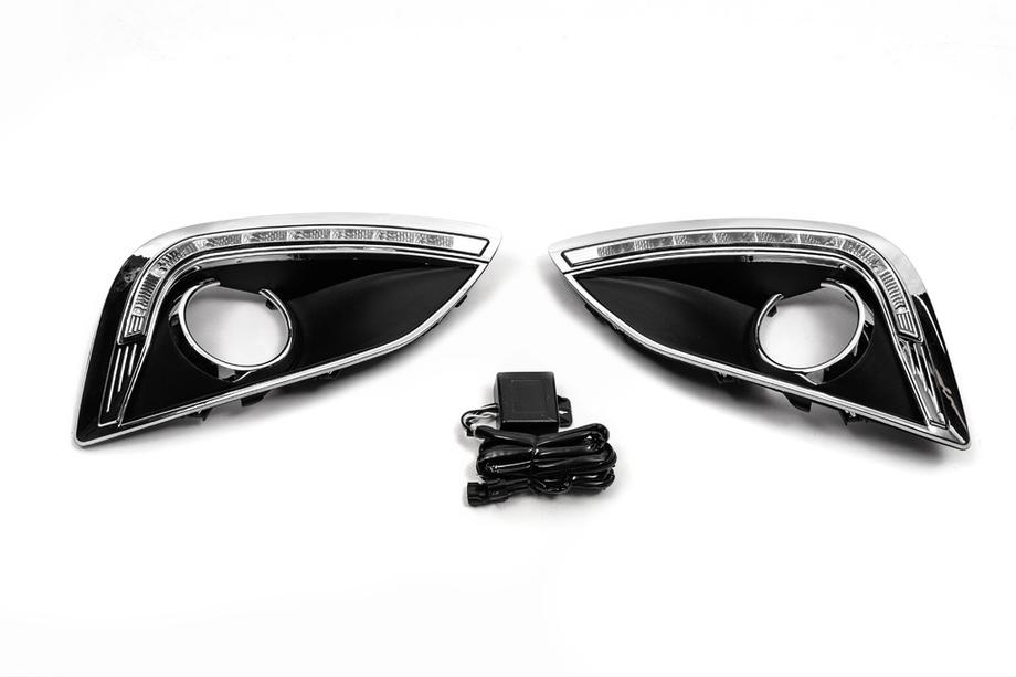 Hyundai IX-35 2010–2015 Sumuvalojen kehykset (2 kpl, LED) Image