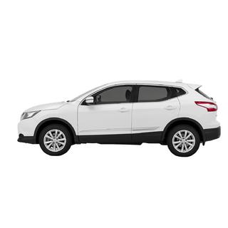 Kromatut ovilistat Libao V2 (4 kpl) Nissan Qashqai 2014–2021 kuva 4