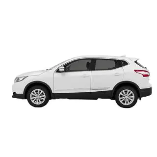 Kromatut ovilistat Libao V2 (4 kpl) Nissan Qashqai 2014–2021 kuva 4