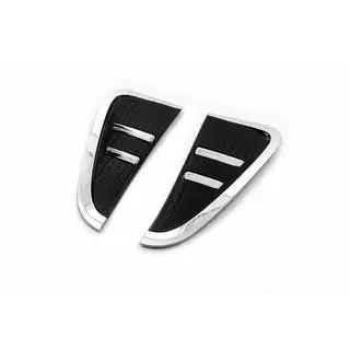 Kromi/musta lokasuojan sivuritilän suojat (2 kpl) BMW X5 F15 2013–2018 kuva 2