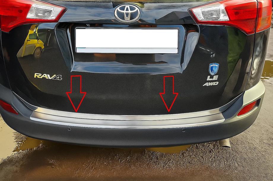 Toyota Rav 4 2013–2018 Takaluukun reunalista Libao V1 (2013-2016, ruostumaton teräs) Image
