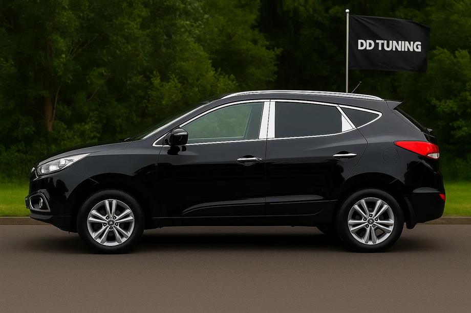 Hyundai IX-35 2010–2015 Täydellinen ikkuna- ja pilarilistojen sarja LIBAO (20 kpl, ruostumaton teräs) Image