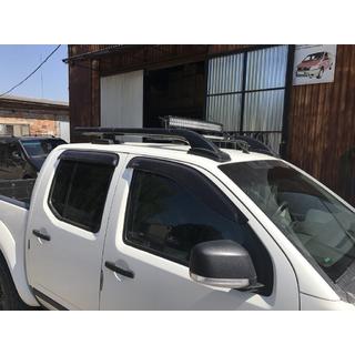 Kattokaiteet poikkitangoilla (sarja 2 kpl, musta) Toyota Hilux 2006–2015 kuva 4