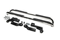 Toyota Rav 4 2006–2013 Sivutuet pitkälle akselivälille L 169,5 cm (Ø76 mm, 2 kpl, ruostumaton teräs) kuva 4