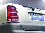 SsangYong Rexton I 2001–2017 Takavalojen suojat 2006-2012 (ruostumaton teräs) kuva 4