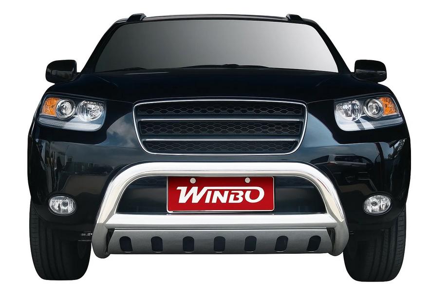 Hyundai Santa Fe 2 2006–2012 Winbo karjapuskuri (ruostumaton teräs) Image